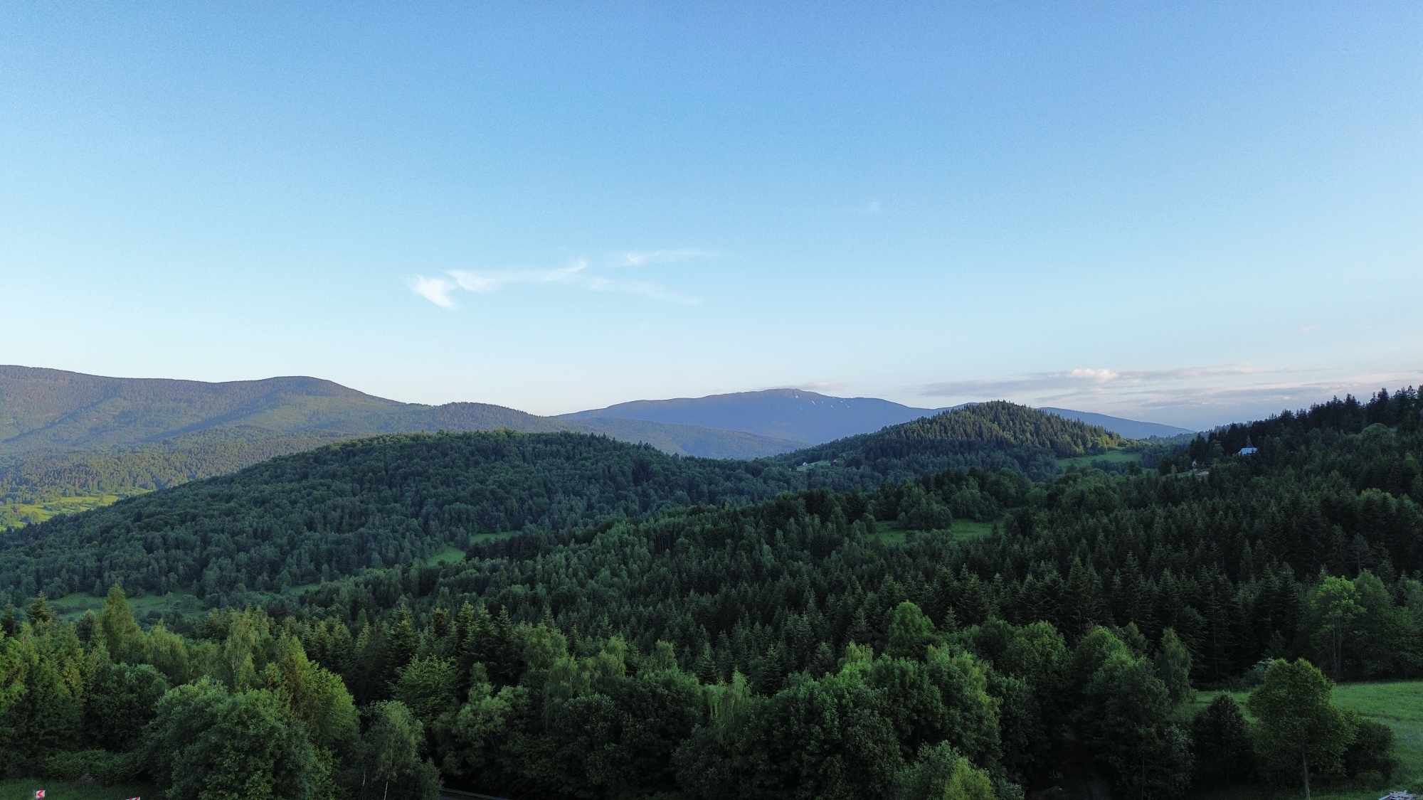 Výhled na Babí horu v Babiogórski Azyl v Zawoji